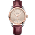 Omega Seamaster Aqua Terra 150M Master Chronometer Small Seconds 38 Stainless Steel / Sedna Gold / Sand - Diamond / Alligator — Ref. 220.23.38.20.59.001