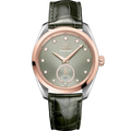 Omega Seamaster Aqua Terra 150M Master Chronometer Small Seconds 38 Stainless Steel / Sedna Gold / Green - Diamond / Alligator — Ref. 220.23.38.20.60.001