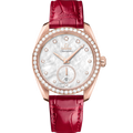 Omega Seamaster Aqua Terra 150M Master Chronometer Small Seconds 38 Sedna Gold / Diamond / MOP / Alligator — Ref. 220.58.38.20.55.002