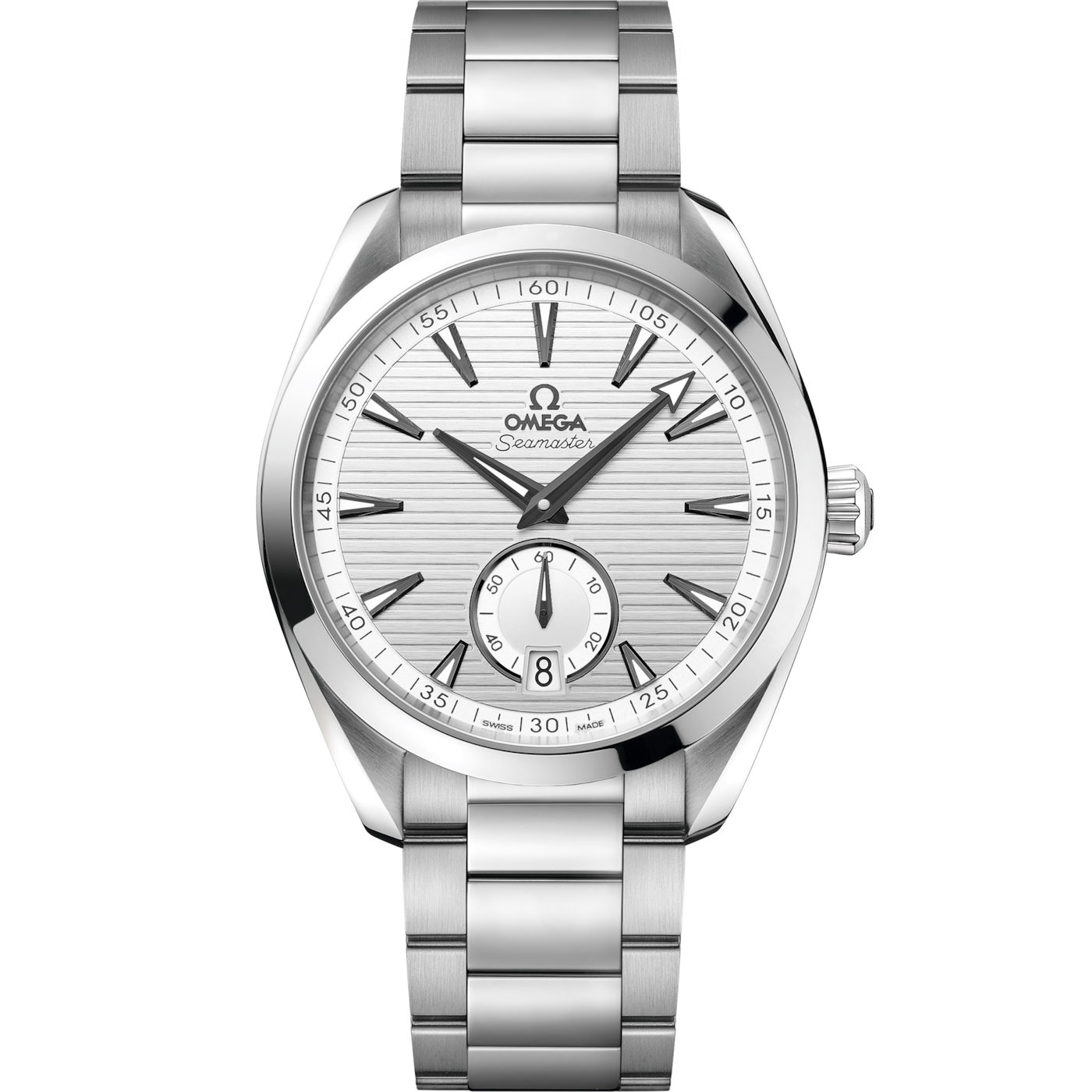 Omega Seamaster Aqua Terra 150M Master Chronometer Small Seconds 41 Stainless Steel / Silver / Bracelet — Ref. 220.10.41.21.02.002