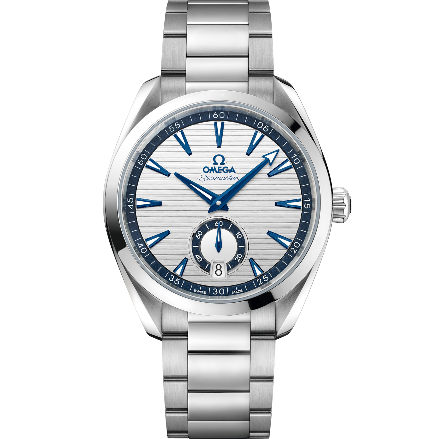 Omega Seamaster Aqua Terra 150M Master Chronometer Small Seconds 41 Stainless Steel / Silver / Bracelet — Ref. 220.10.41.21.02.004