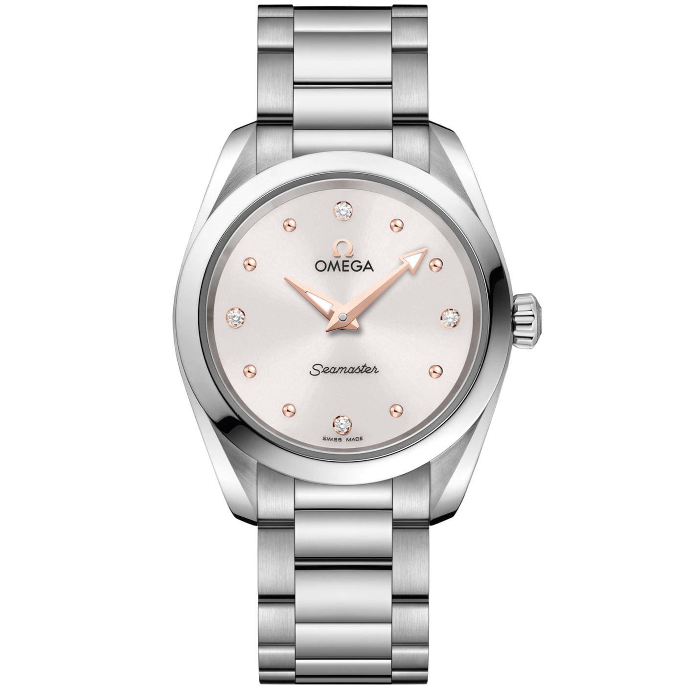 Omega Seamaster Aqua Terra 150M Quartz 28 Stainless Steel / White / Bracelet — Ref. 220.10.28.60.54.001