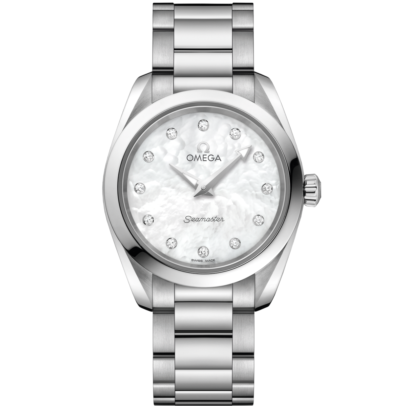 Omega Seamaster Aqua Terra 150M Quartz 28 Stainless Steel / MOP / Bracelet — Ref. 220.10.28.60.55.001