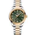 Omega Seamaster Aqua Terra 150M Shades Master Chronometer 34 Stainless Steel - Moonshine Gold / Green / Bracelet — Ref. 220.20.34.20.10.002