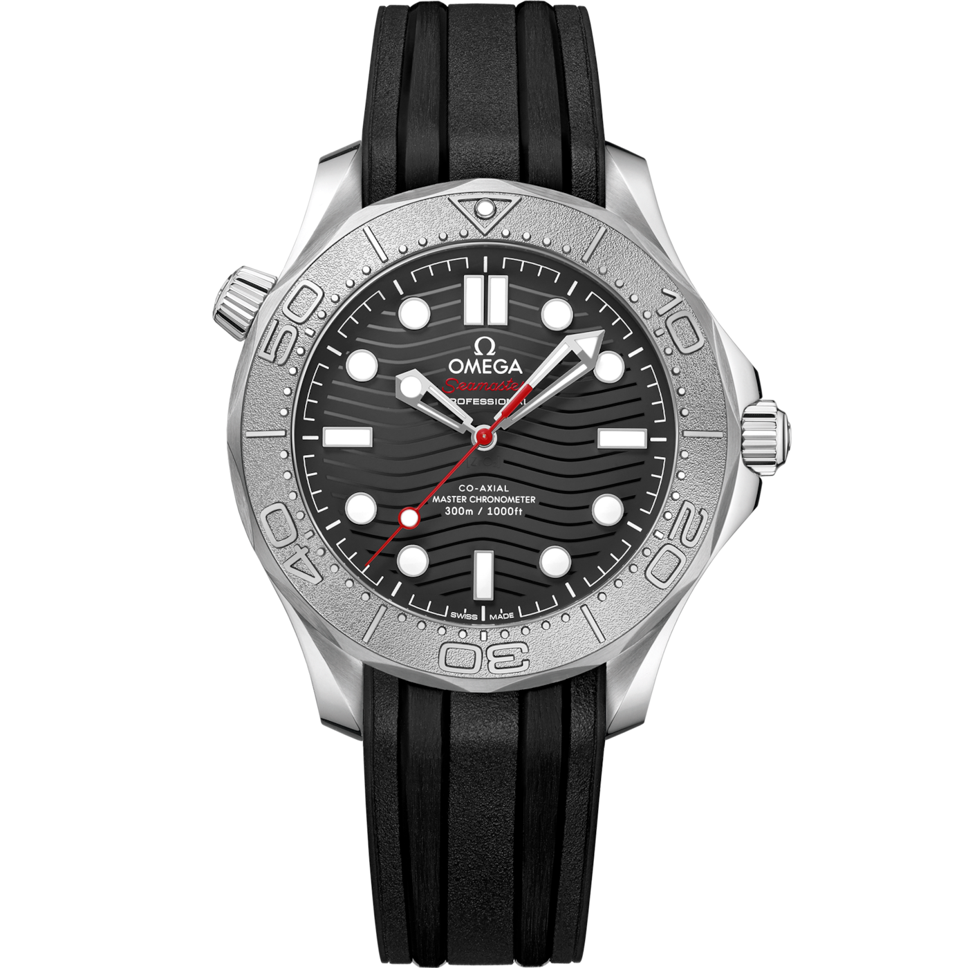 Omega Seamaster Diver 300M Nekton Edition / Rubber — Ref. 210.32.42.20.01.002
