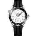Omega Seamaster Diver 300M Master Co-Axial 42 Stainless Steel / White / Rubber — Ref. 210.32.42.20.04.001