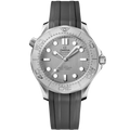 Omega Seamaster Diver 300M No-Date Master Co-Axial 42 Stainless Steel - Titanium / Grey / Rubber — Ref. 210.32.42.20.06.002