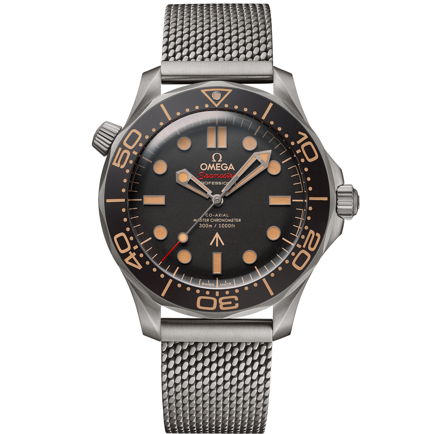 Omega Seamaster Diver 300M Master Co-Axial 42 James Bond No Time to Die / Bracelet — Ref. 210.90.42.20.01.001