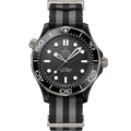 Omega Seamaster Diver 300M Master Co-Axial 43.5 Ceramic / Titanium / Black / NATO — Ref. 210.92.44.20.01.002