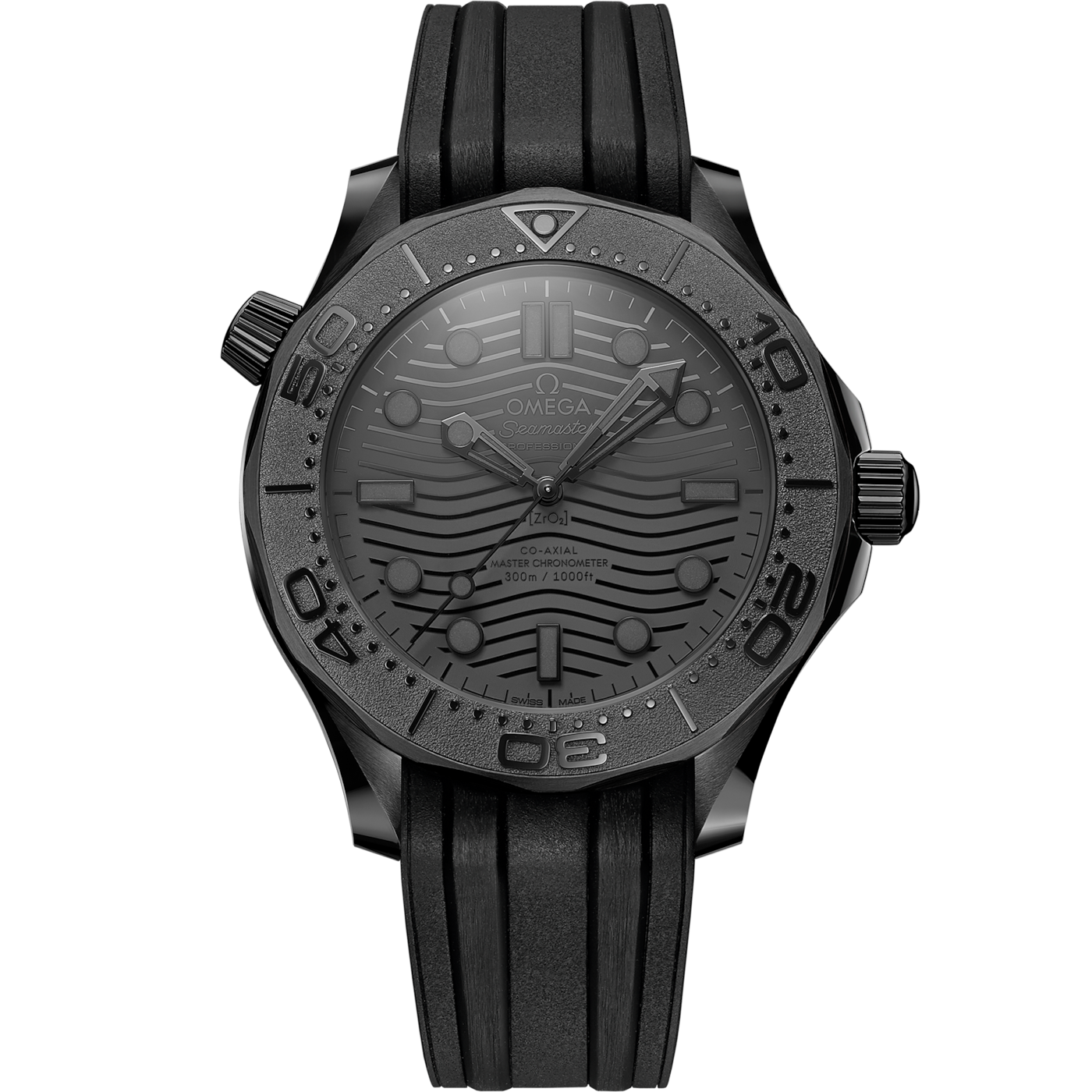 Omega Seamaster Diver 300M Master Co-Axial 43.5 Black Black — Ref. 210.92.44.20.01.003