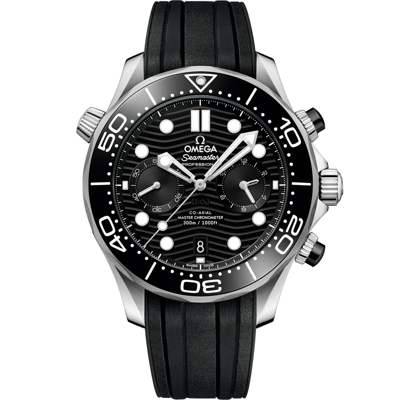Omega Seamaster Diver 300M Master Co-Axial 44 Chronograph Stainless Steel / — Ref. 210.32.44.51.01.001