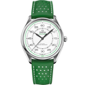 Omega Seamaster Master Co-Axial 39.5 Olympic Timekeeper Stainless Steel / White / Green — Ref. 522.32.40.20.04.005