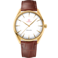 Omega Seamaster Master Co-Axial 39.5 Olympic Games Gold Yellow Gold / Enamel / Alligator — Ref. 522.53.40.20.04.001