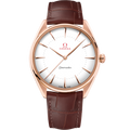 Omega Seamaster Master Co-Axial 39.5 Olympic Games Gold Sedna Gold / Enamel / Alligator — Ref. 522.53.40.20.04.003