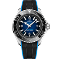 Omega Seamaster Planet Ocean Ultra Deep O-Megasteel / Blue / Rubber — Ref. 215.32.46.21.03.001