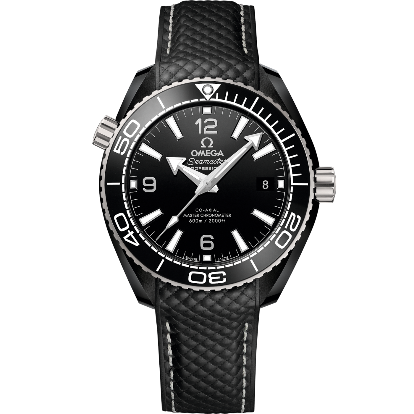 Omega Seamaster Planet Ocean 600M Co-Axial 39.5 Master Chronometer Deep Black — Ref. 215.92.40.20.01.001