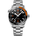 Omega Seamaster Planet Ocean 600M Co-Axial 43.5 Master Chronometer Stainless Steel / Orange / Bracelet — Ref. 215.30.44.21.01.002