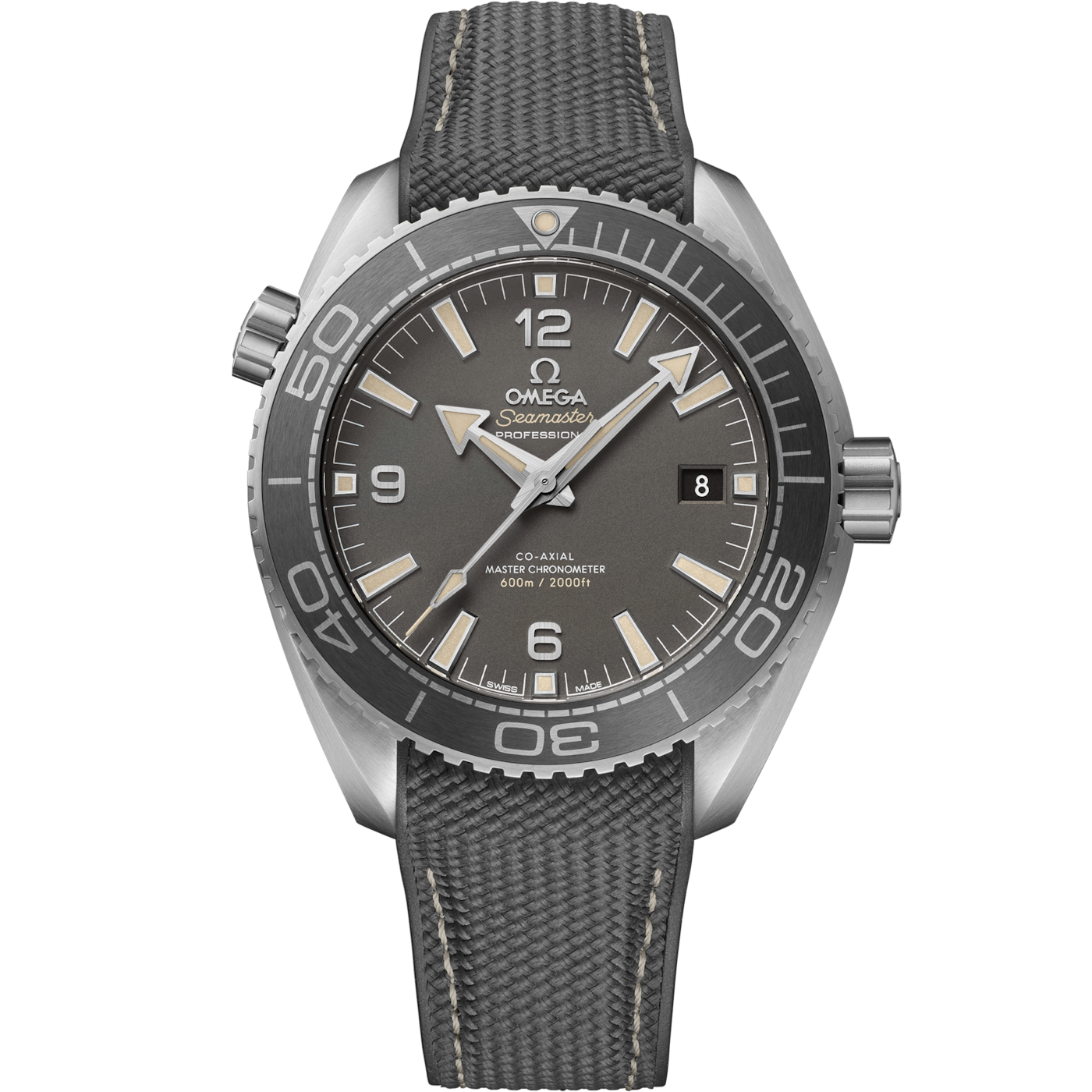 Omega Seamaster Planet Ocean 600M Co-Axial 43.5 Master Chronometer Stainless Steel / Green / Rubber — Ref. 215.32.44.21.01.002
