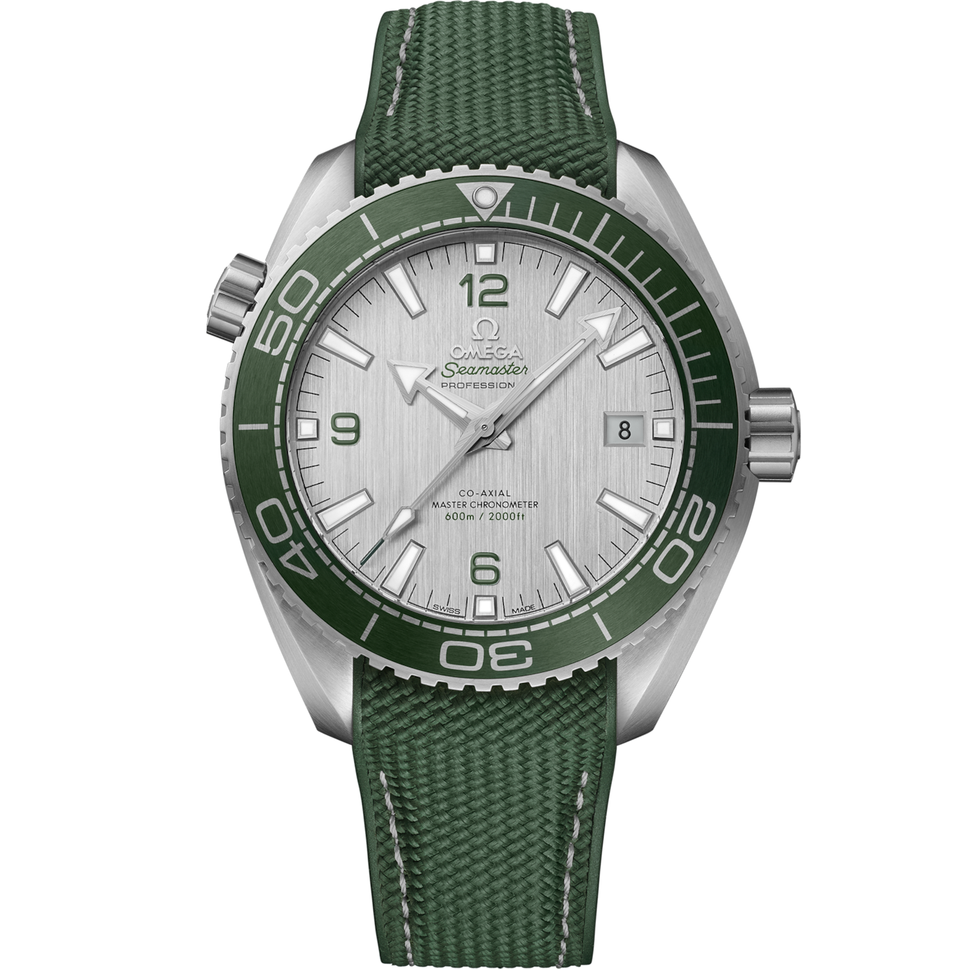 Omega Seamaster Planet Ocean 600M Co-Axial 43.5 Master Chronometer Stainless Steel / Silver / Rubber — Ref. 215.32.44.21.06.001