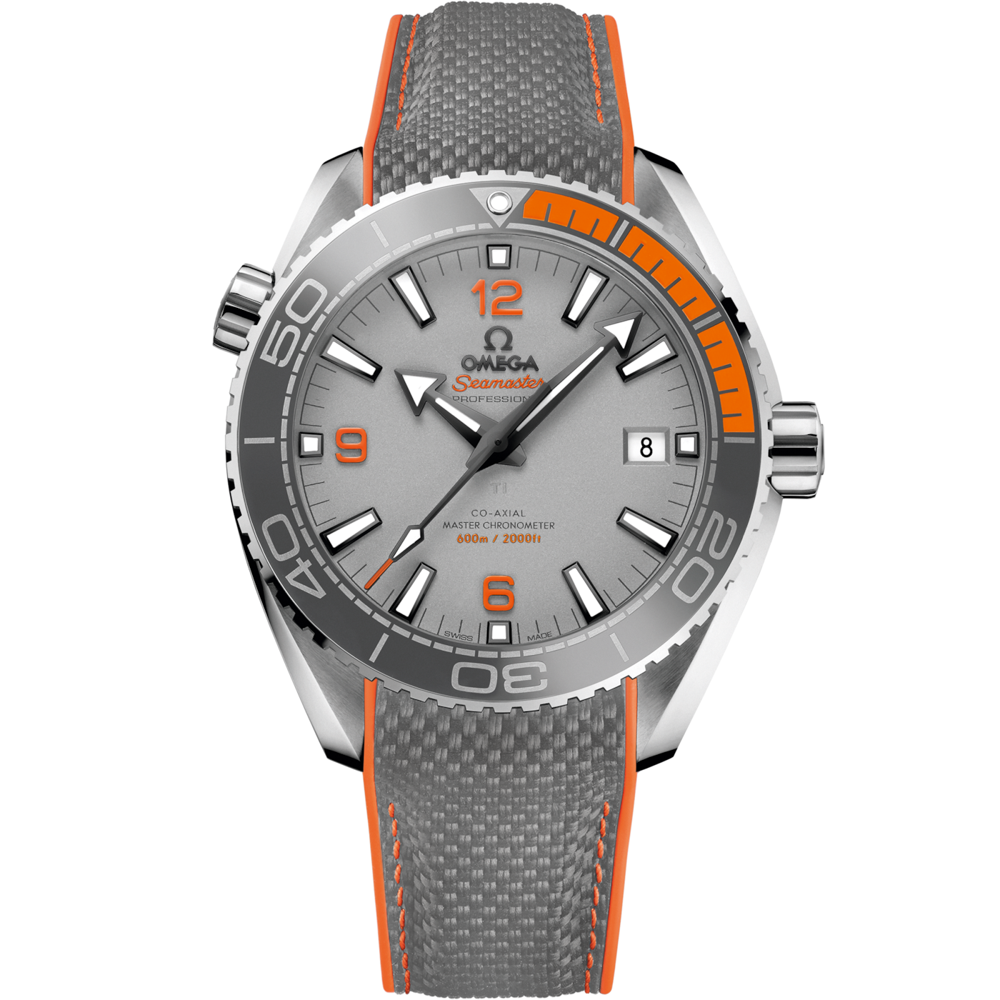 Omega Seamaster Planet Ocean 600M Co-Axial 43.5 Master Chronometer Titanium / Grey / Rubber — Ref. 215.92.44.21.99.001