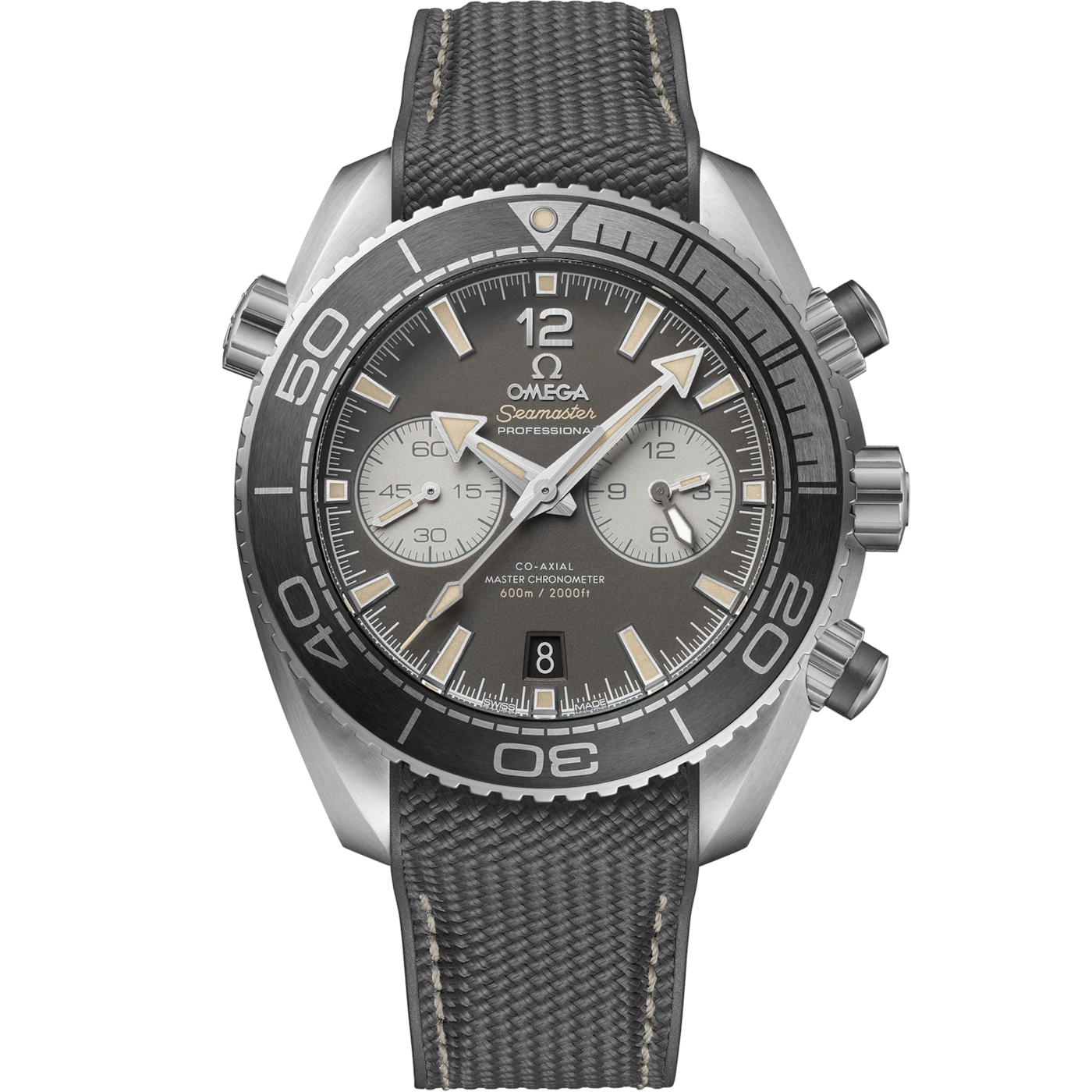 Omega Seamaster Planet Ocean 600M Co-Axial 45.5 Master Chronometer Chronograph Stainless Steel / Green / Rubber — Ref. 215.32.46.51.01.004