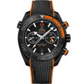 Omega Seamaster Planet Ocean 600M Co-Axial 45.5 Master Chronometer Chronograph Deep Black Orange — Ref. 215.92.46.51.01.001