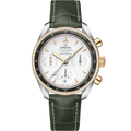 Omega Speedmaster Co-Axial 38 Stainless Steel / Yellow Gold / Diamond / Silver — Ref. 324.28.38.50.02.001