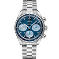 Omega Speedmaster Co-Axial 38 Stainless Steel / Blue / Bracelet / Orbis — Ref. 324.30.38.50.03.002