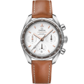 Omega Speedmaster Co-Axial 38 Stainless Steel / Silver / Strap — Ref. 324.32.38.50.02.001
