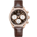Omega Speedmaster Date 38 Sedna Gold - Diamond / Brown — Ref. 324.58.38.50.63.001