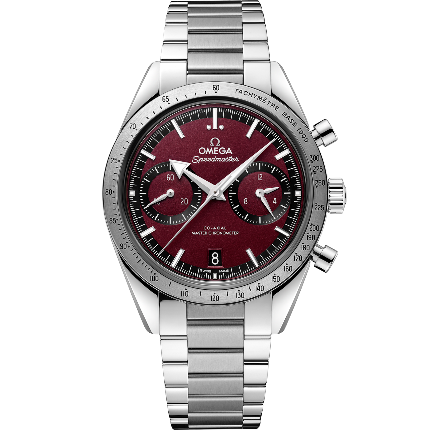 Omega Speedmaster 57 Master Chronometer 40.5 Stainless Steel / Red / Bracelet — Ref. 332.10.41.51.11.001