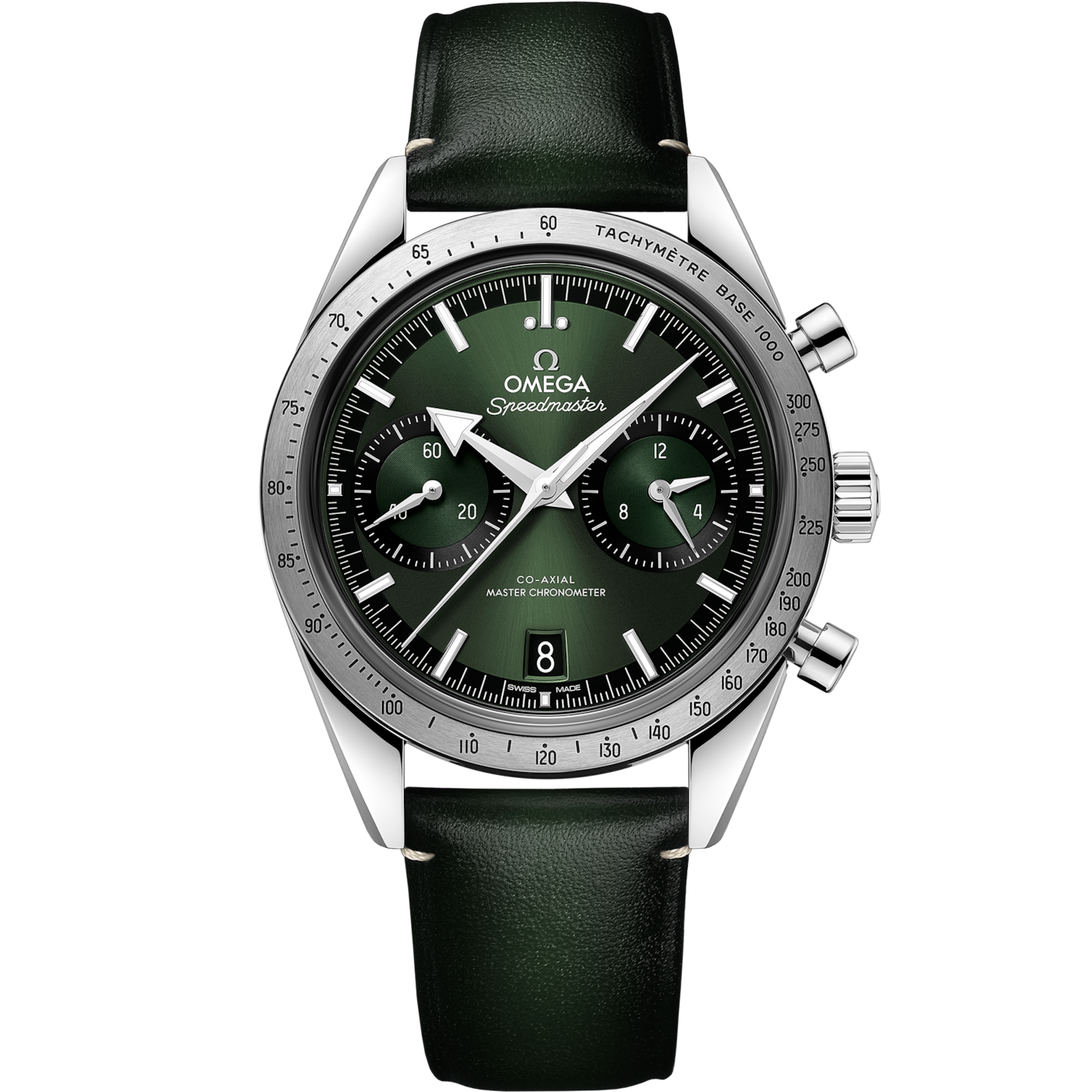 Omega Speedmaster 57 Master Chronometer 40.5 Stainless Steel / Green — Ref. 332.12.41.51.10.001