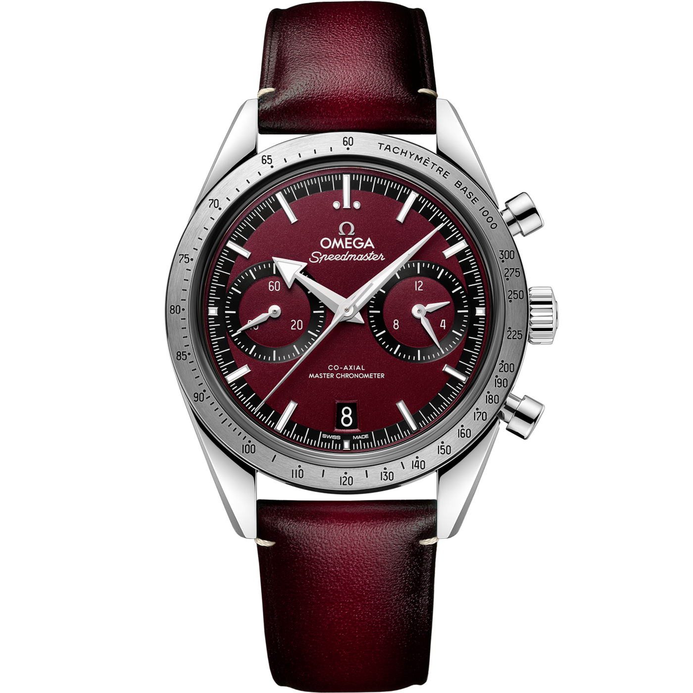 Omega Speedmaster 57 Master Chronometer 40.5 Stainless Steel / Red / Bracelet — Ref. 332.12.41.51.11.001