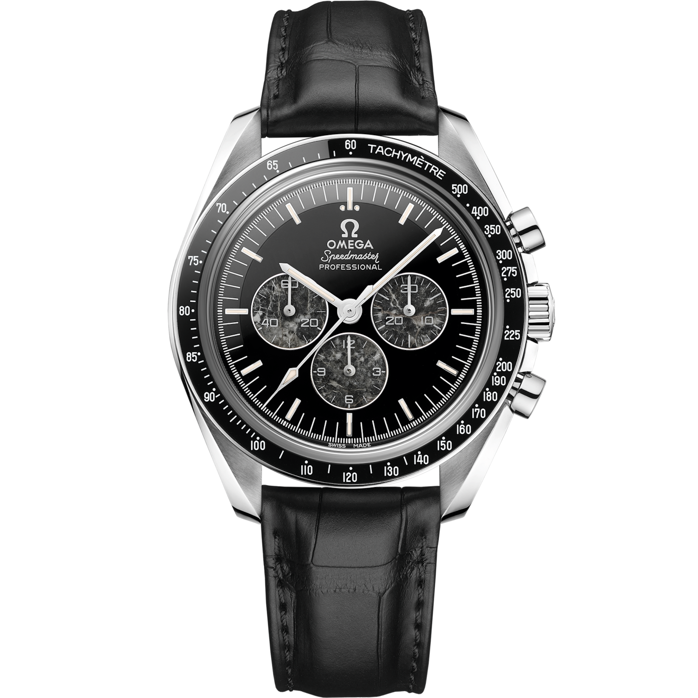 Omega Speedmaster Professional Moonwatch 321 Platinum / Black / Alligator — Ref. 311.93.42.30.99.001