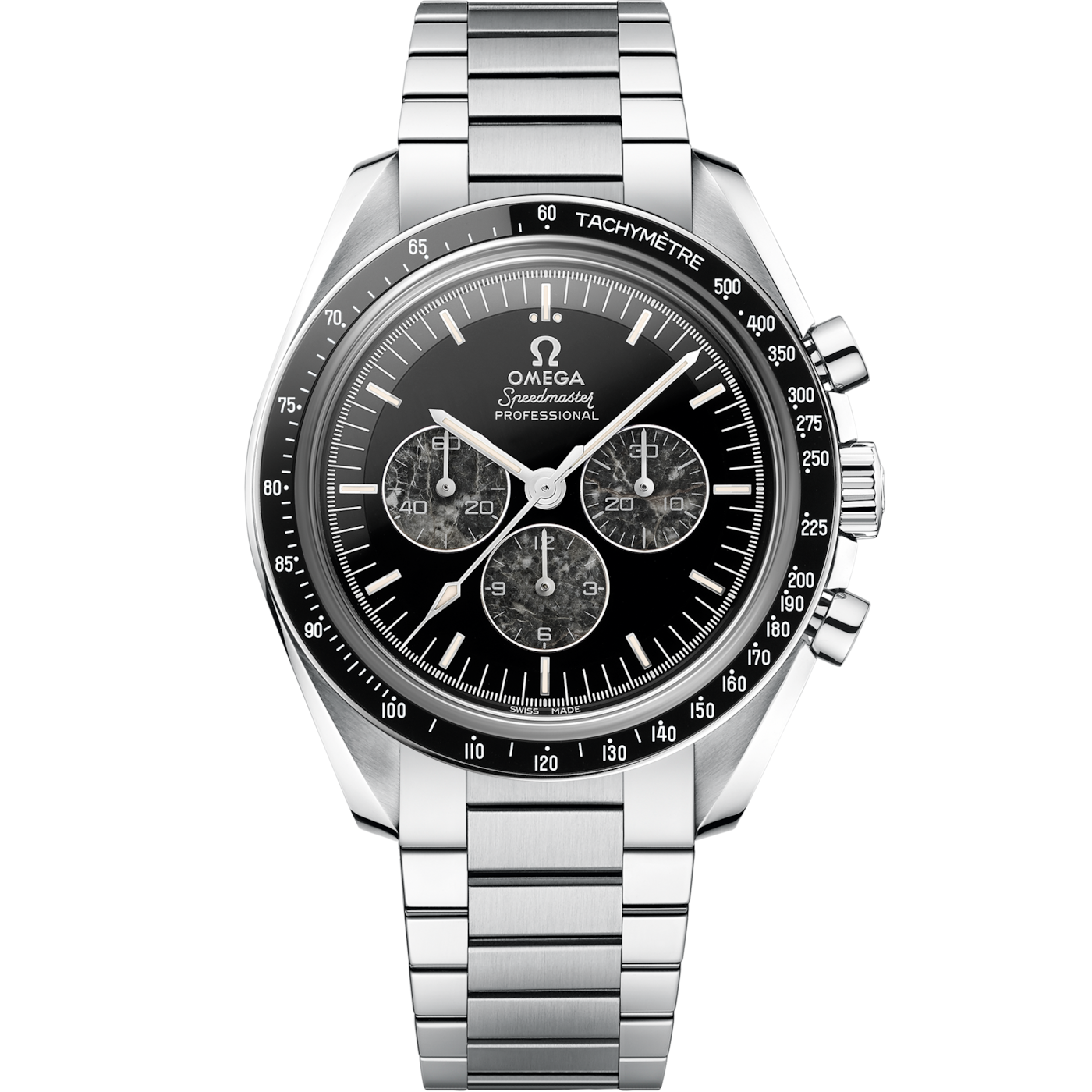 Omega Speedmaster Moonwatch Speedmaster Professional Moonwatch 321 Platinum / Black / Bracelet — Ref. 311.90.42.30.99.002
