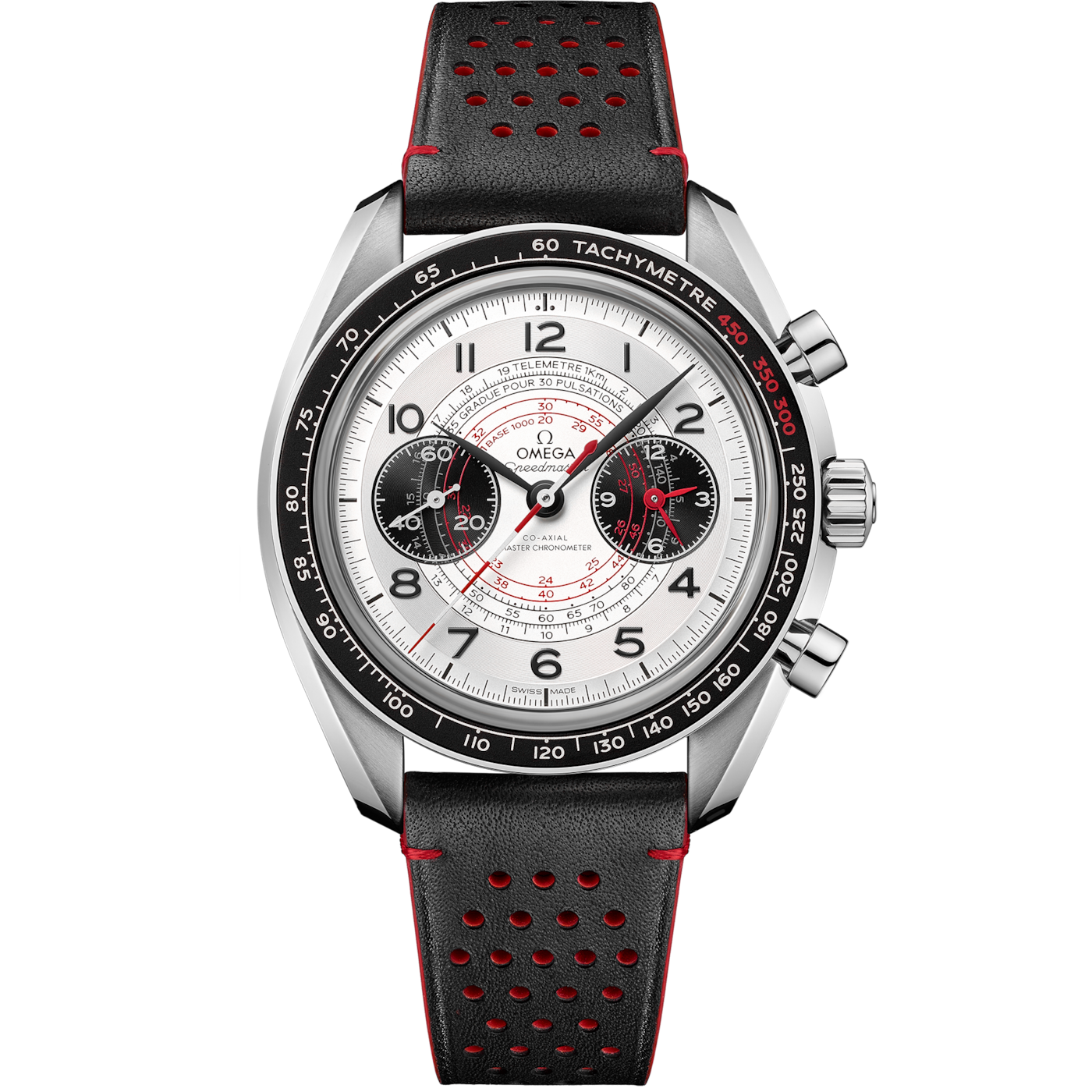 Omega Speedmaster Chronoscope Master Chronometer Stainless Steel / Silver / Calf — Ref. 329.32.43.51.02.001
