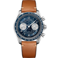 Omega Speedmaster Chronoscope Master Chronometer Stainless Steel / Blue / Calf — Ref. 329.32.43.51.03.001
