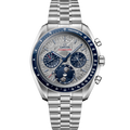 Omega Speedmaster Moonphase Stainless Steel / Silver Meteorite / Bracelet — Ref. 304.30.43.52.06.001