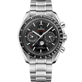 Omega Speedmaster Moonphase Chronograph Master Chronometer Stainless Steel / Black / Bracelet — Ref. 304.30.44.52.01.001