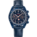 Omega Speedmaster Moonphase Chronograph Master Chronometer Blue Side of the Moon Aventurine — Ref. 304.93.44.52.03.002