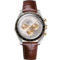 Omega Speedmaster Professional Moonwatch 3861 Stainless Steel - Moonshine Gold / Silver / Alligator — Ref. 310.23.42.50.02.001