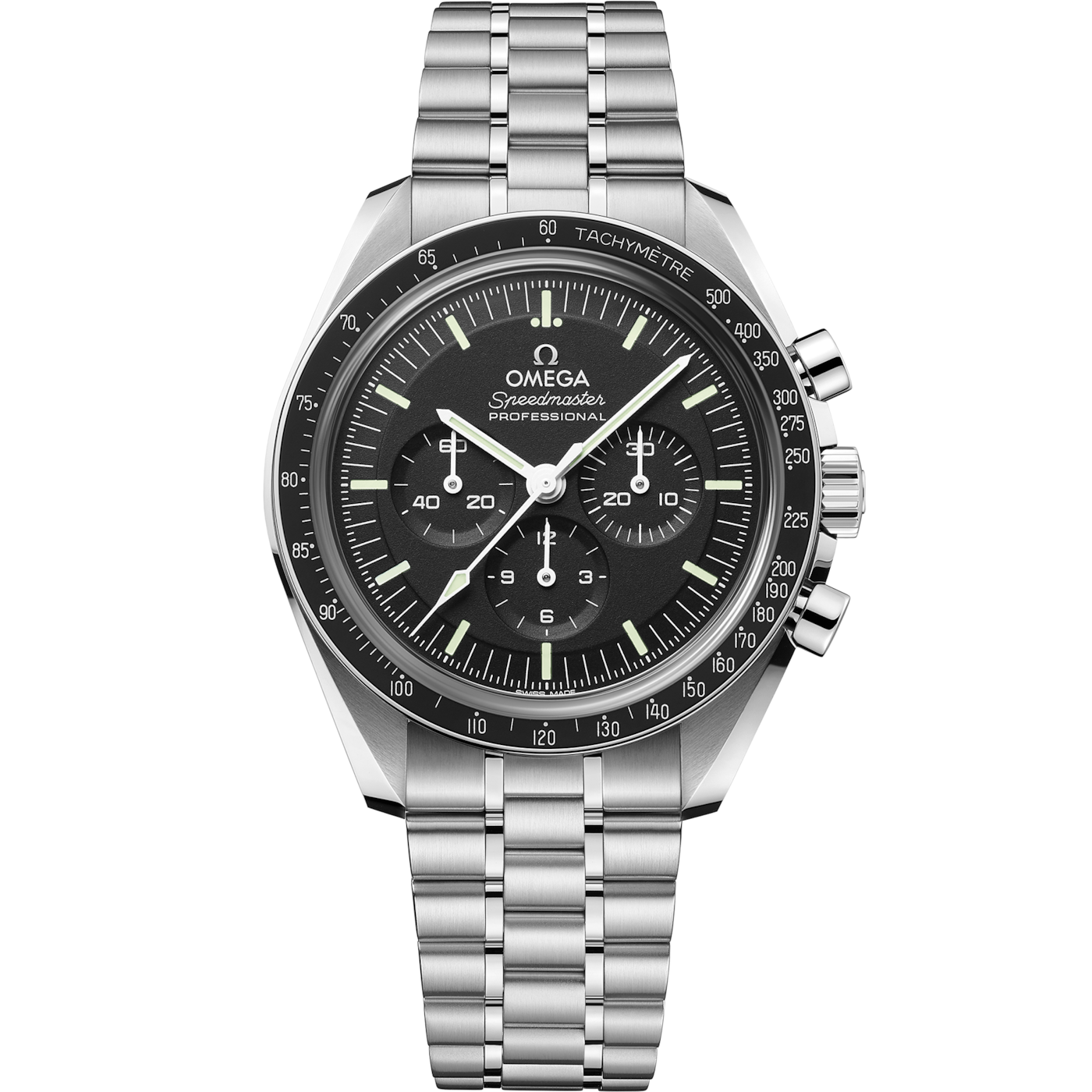 Omega Speedmaster Professional Moonwatch 3861 Stainless Steel / Black / Sapphire / Bracelet — Ref. 310.30.42.50.01.002