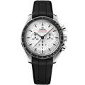 Omega Speedmaster Professional Moonwatch 3861 Stainless Steel / White / Sapphire / Rubber — Ref. 310.32.42.50.04.001