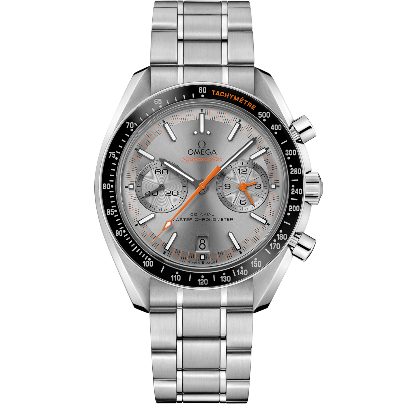 Omega Speedmaster Racing Master Co-Axial Stainless Steel / Grey / Bracelet — Ref. 329.30.44.51.06.001