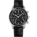 Omega Speedmaster Racing Master Co-Axial Stainless Steel / Black / Alligator — Ref. 329.33.44.51.01.001