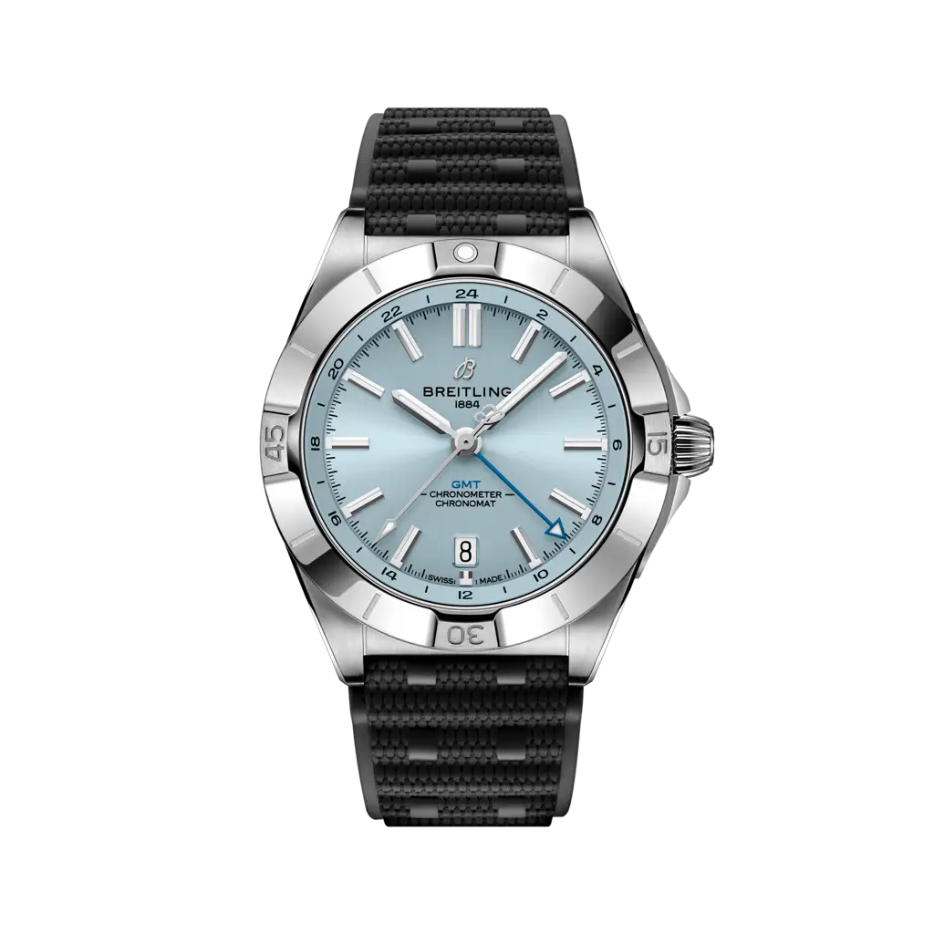 Breitling Chronomat 40 GMT Stainless Steel / Ice Blue — Ref. P32398101C1S2