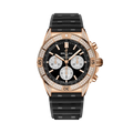 Breitling Chronomat B01 42 Red Gold - Diamond / Black / Rubber — Ref. RB0134721B1S2
