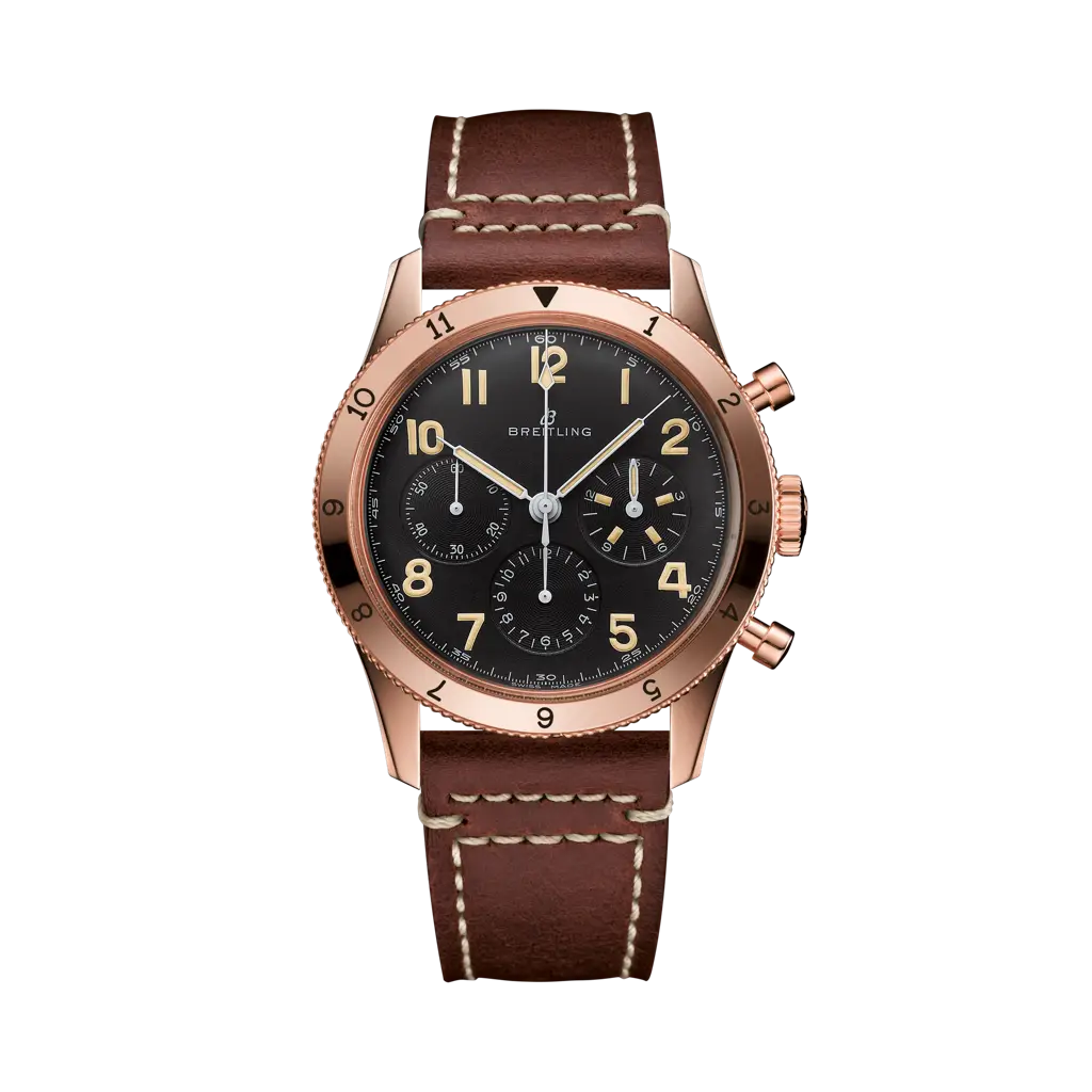 Breitling AVI Ref. 765 1953 Re-Edition Pink Gold — Ref. RB0920131B1X1