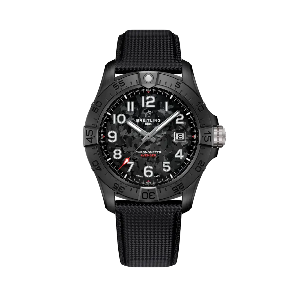 Breitling Avenger Automatic 42 Night Mission / Black / Bracelet — Ref. S17328101B1X1