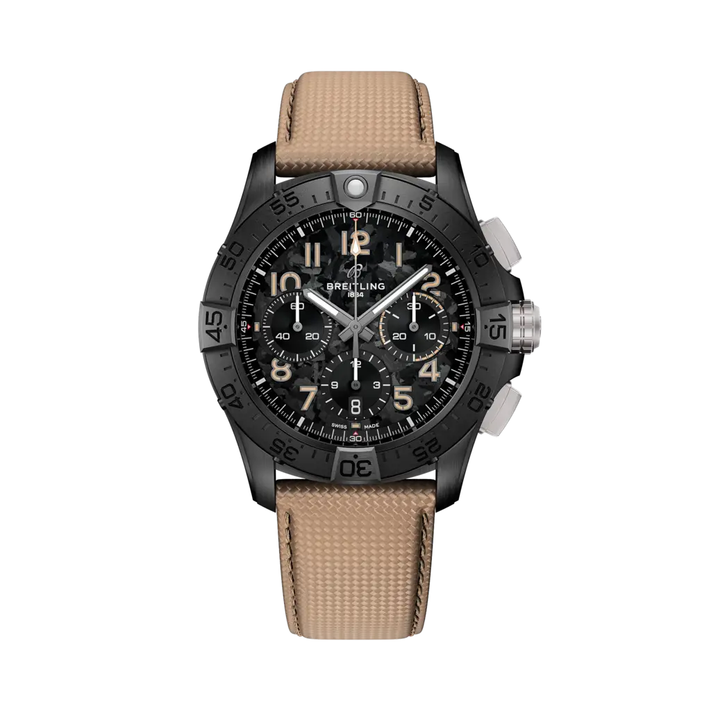 Breitling Avenger B01 Chronograph 42 Night Mission / Forged Carbon — Ref. SB0146101B1X1